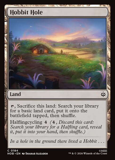 Hobbit Hole - The Hobbit
