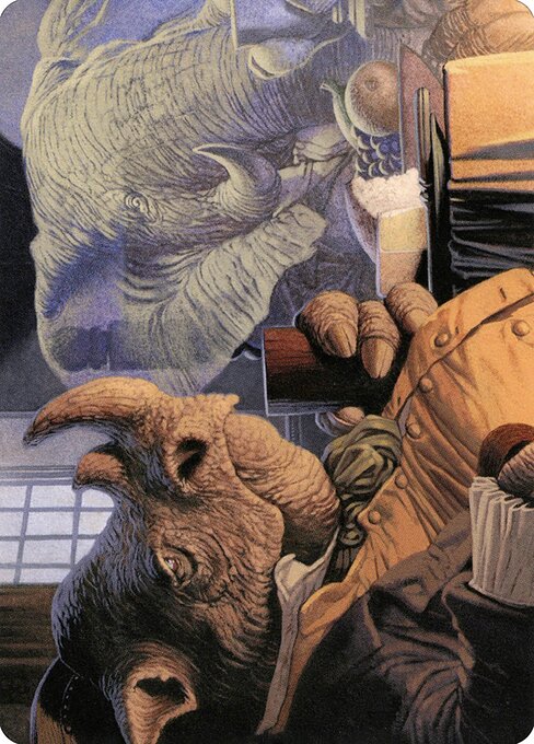 Late to Dinner - Modern Horizons 2 Art Series - Borderless