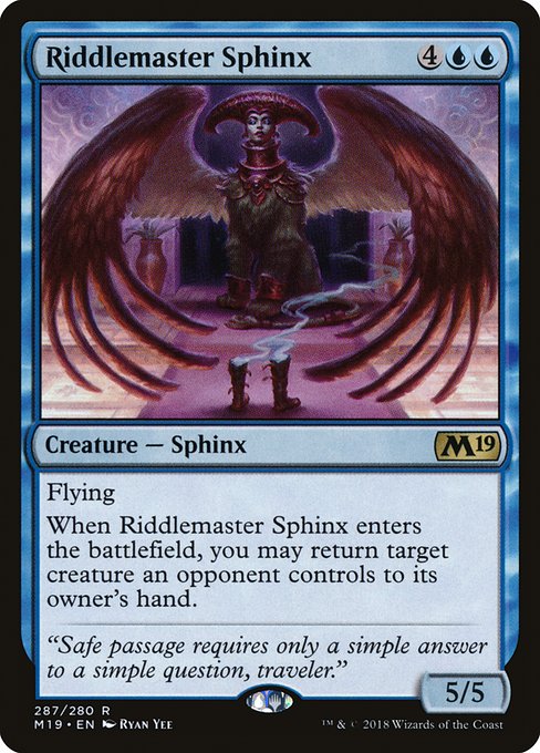 Riddlemaster Sphinx - Core Set 2019