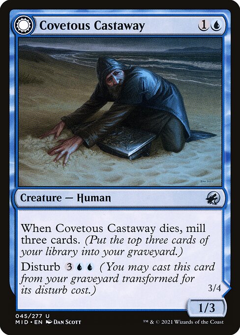 Covetous Castaway // Ghostly Castigator - Innistrad: Midnight Hunt