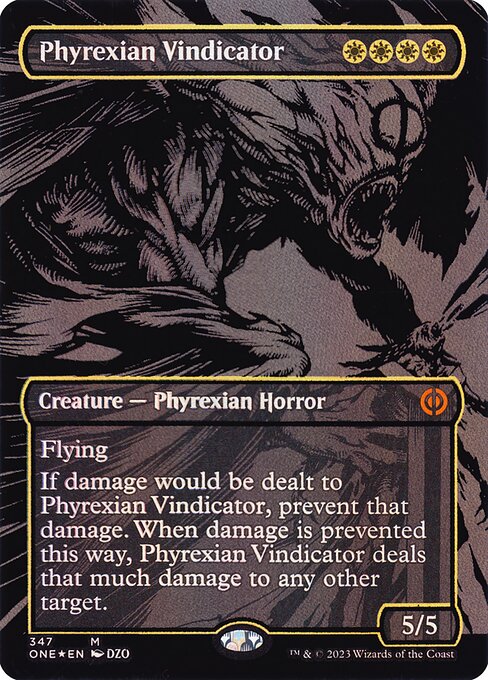 Phyrexian Vindicator - Phyrexia: All Will Be One - Oil Slick