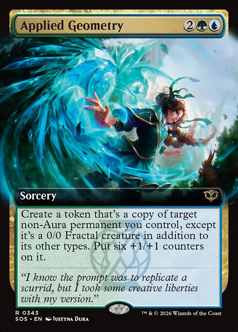 Applied Geometry - Secrets of Strixhaven - Extended Art