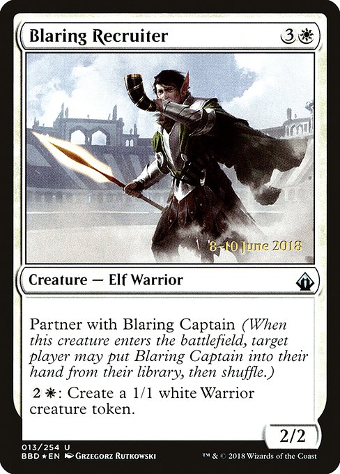 Blaring Recruiter - Battlebond Promos - Promo Foil