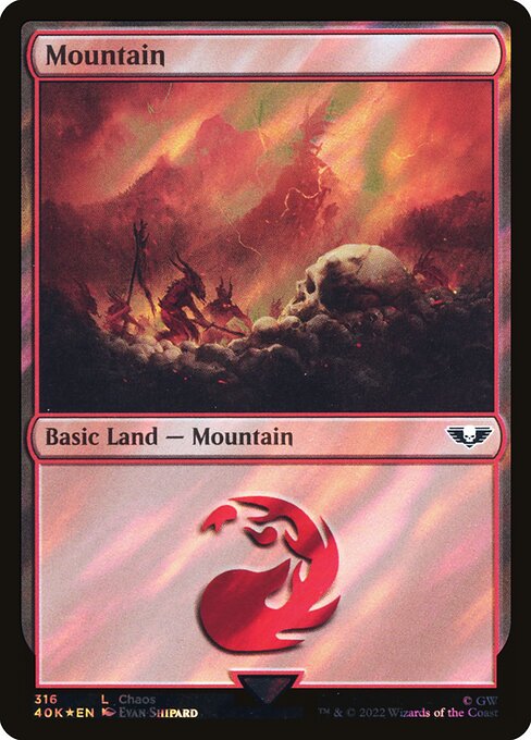 Mountain - Warhammer 40,000 Commander - Surge Foil