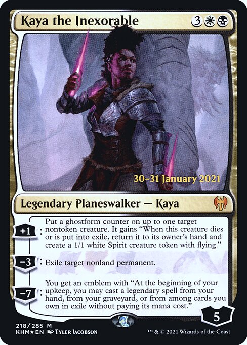 Kaya the Inexorable - Kaldheim Promos - Promo Foil