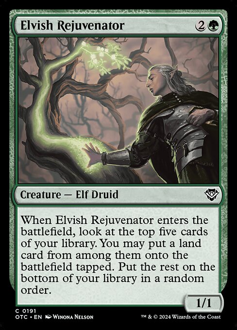 Elvish Rejuvenator - Outlaws of Thunder Junction Commander