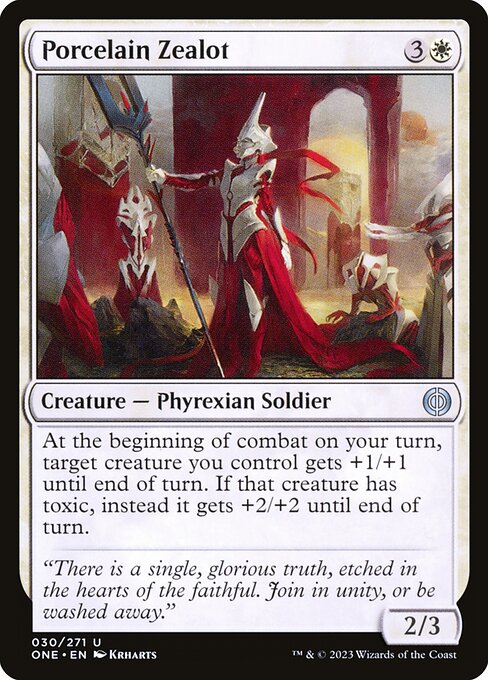 Porcelain Zealot - Phyrexia: All Will Be One