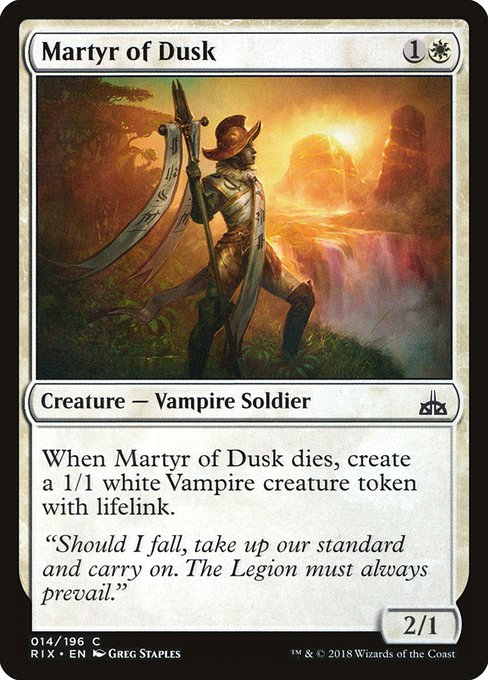 Martyr of Dusk - Rivals of Ixalan