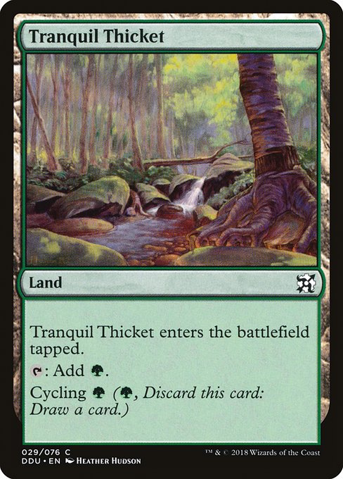 Tranquil Thicket - Duel Decks: Elves vs. Inventors