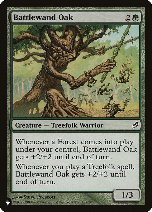 Battlewand Oak - The List