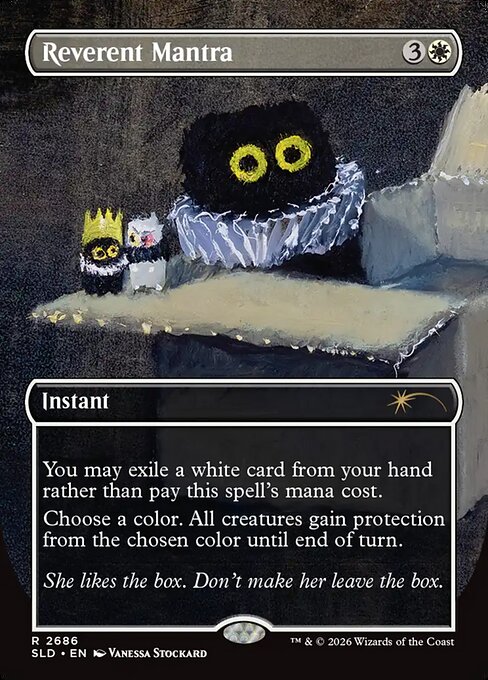 Reverent Mantra - Secret Lair Drop - Borderless