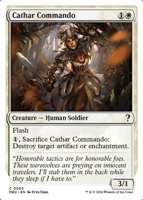 Cathar Commando - Mystery Booster 2