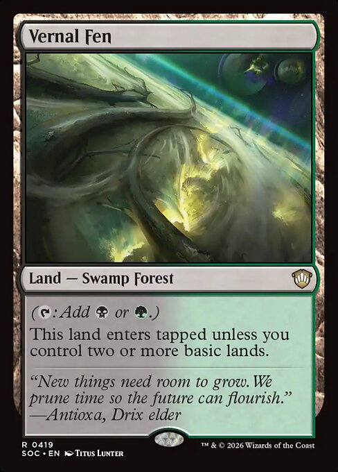Vernal Fen - Secrets of Strixhaven Commander
