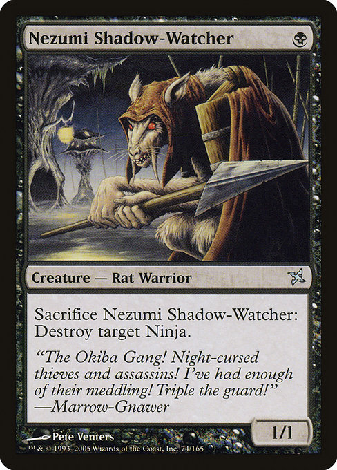 Nezumi Shadow-Watcher - Betrayers of Kamigawa