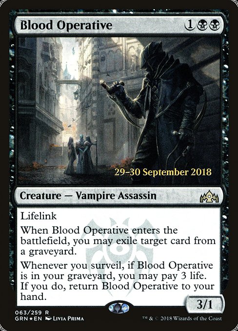 Blood Operative - Guilds of Ravnica Promos