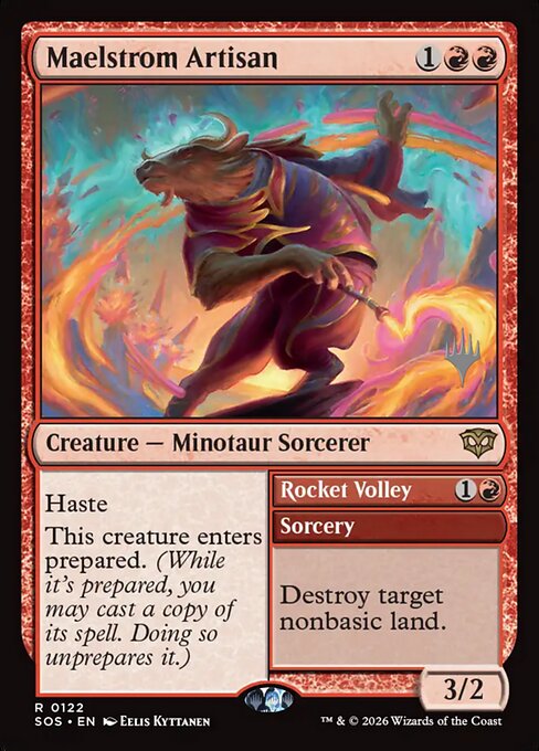 Maelstrom Artisan // Rocket Volley - Secrets of Strixhaven Promos
