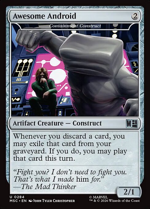 Awesome Android (Containment Construct) - Marvel Super Heroes Commander
