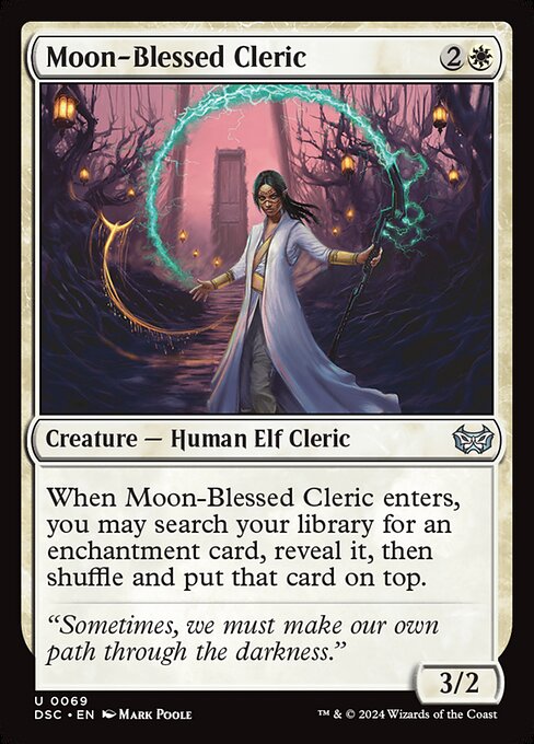 Moon-Blessed Cleric - Duskmourn: House of Horror Commander