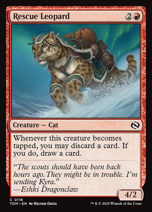 Rescue Leopard - Tarkir: Dragonstorm