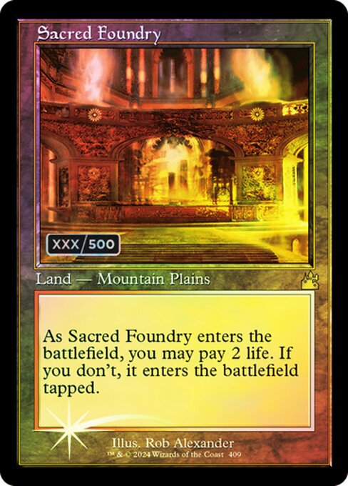 Sacred Foundry - Ravnica Remastered - Double Rainbow, Retro