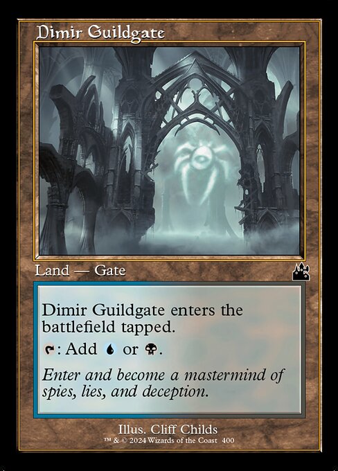 Dimir Guildgate - Ravnica Remastered