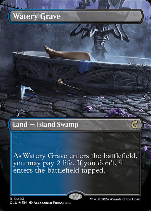 Watery Grave - Ravnica: Clue Edition - Promo Foil