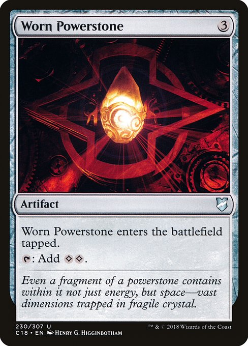 Worn Powerstone - Commander 2018