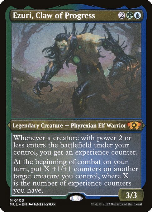 Ezuri, Claw of Progress - Multiverse Legends - Etched Foil