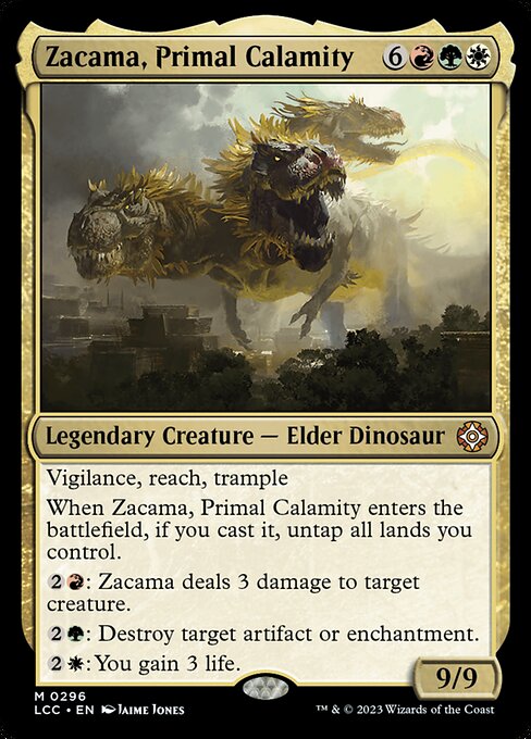 Zacama, Primal Calamity - The Lost Caverns of Ixalan Commander