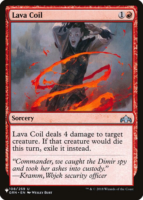 Lava Coil - The List