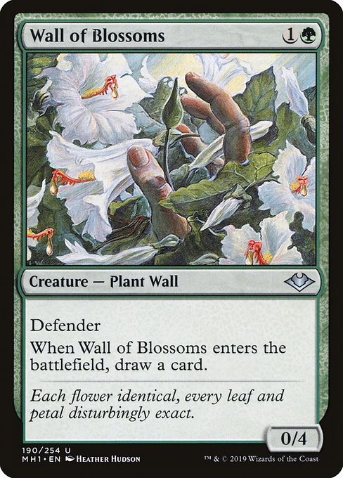 Wall of Blossoms - Modern Horizons