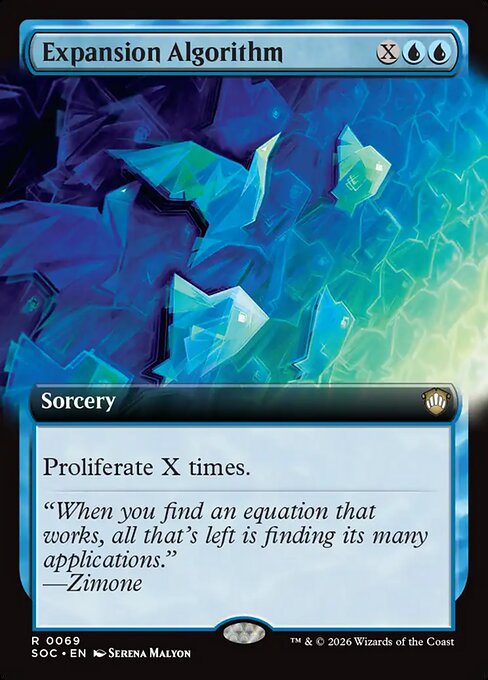 Expansion Algorithm - Secrets of Strixhaven Commander - Extended Art