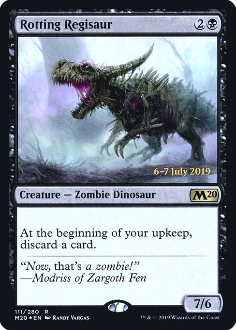 Rotting Regisaur - Core Set 2020 Promos - Promo Foil