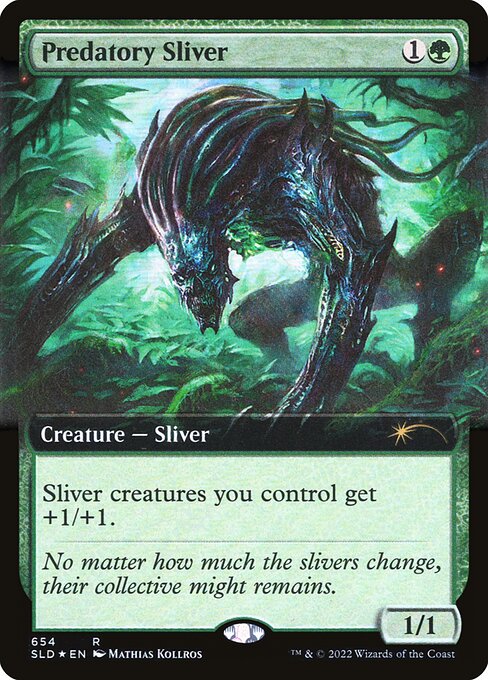 Predatory Sliver - Secret Lair Drop - Promo Foil