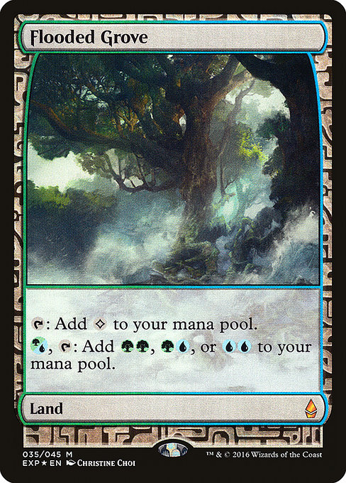 Flooded Grove - Zendikar Expeditions - Promo Foil