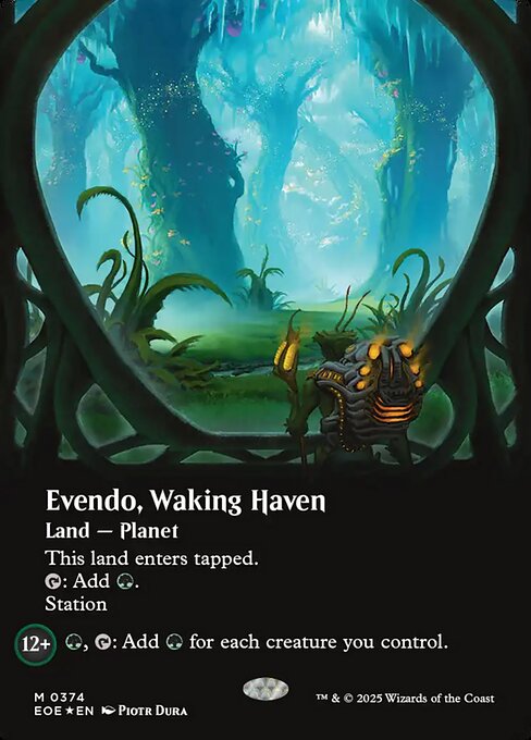 Evendo, Waking Haven - Edge of Eternities - Galaxy Foil, Showcase