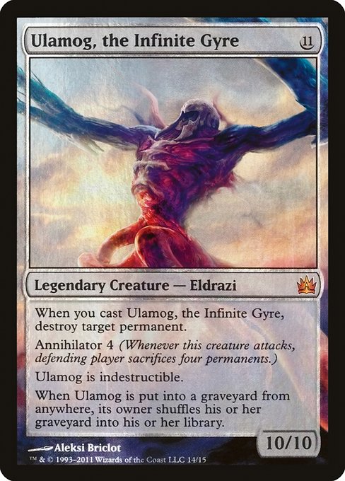 Ulamog, the Infinite Gyre - From the Vault: Legends - Promo Foil