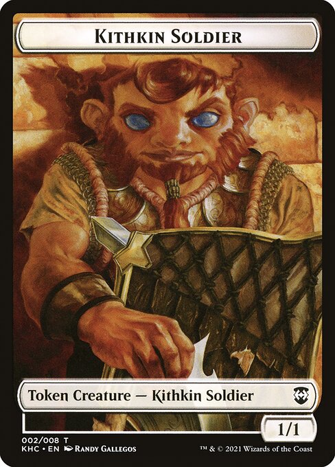 Kithkin Soldier - Kaldheim Commander Tokens