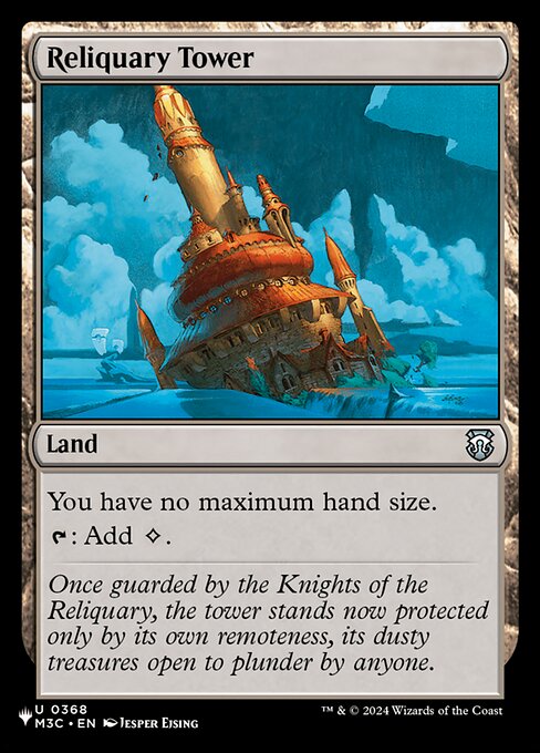Reliquary Tower - The List