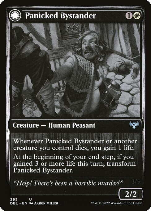 Panicked Bystander // Cackling Culprit - Innistrad: Double Feature