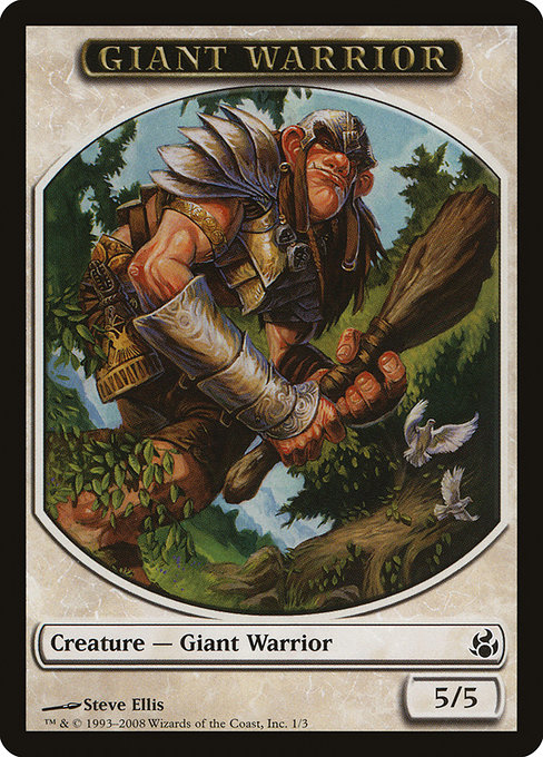 Giant Warrior - Morningtide Tokens