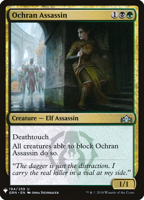 Ochran Assassin - The List