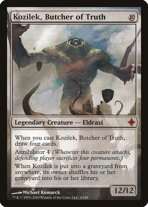 Kozilek, Butcher of Truth - Rise of the Eldrazi