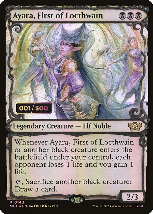 Ayara, First of Locthwain - Multiverse Legends - Double Rainbow, Showcase