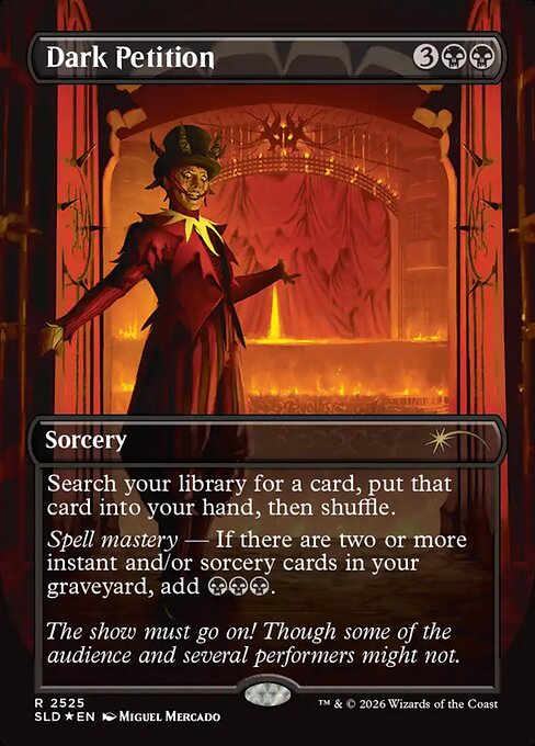 Dark Petition - Secret Lair Drop - Borderless