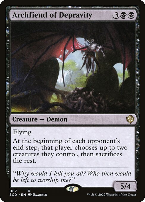 Archfiend of Depravity - Starter Commander Decks