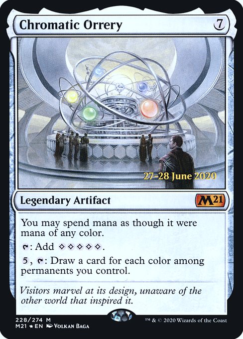 Chromatic Orrery - Core Set 2021 Promos - Promo Foil