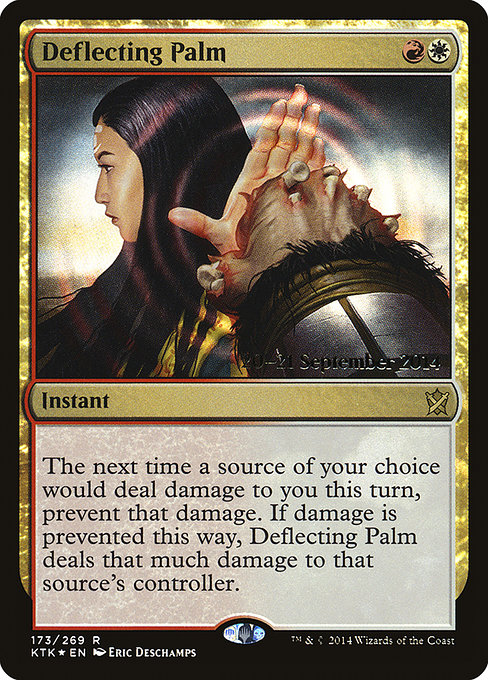 Deflecting Palm - Khans of Tarkir Promos - Promo Foil