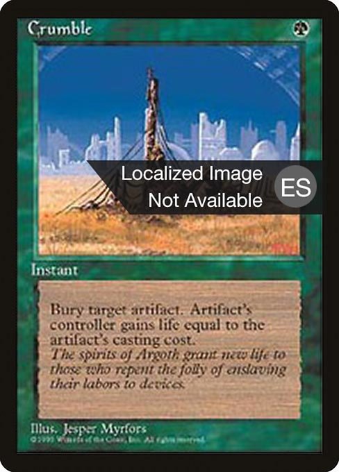 Derruir (Crumble) - Fourth Edition Foreign Black Border