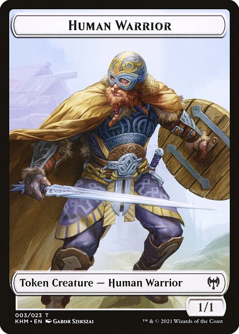 Human Warrior - Kaldheim Tokens